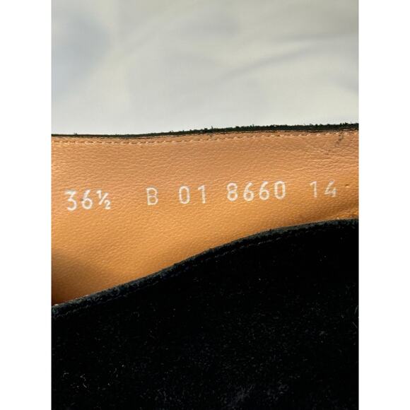 Robert Clergerie Shoes | 
Nancy Wedge Chukka Black Suede       36.5 - Picture 5 of 12